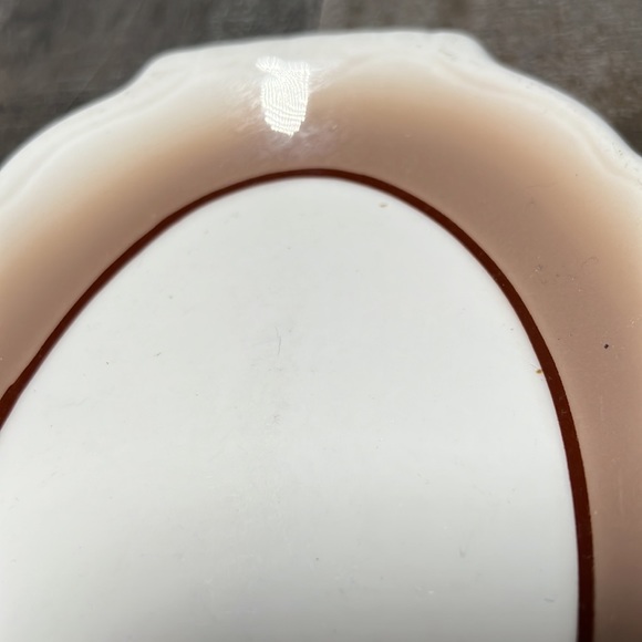 Vintage Homer Laughlin Best China Oval Ceramic Small Tray Dish - Picture 3 of 6